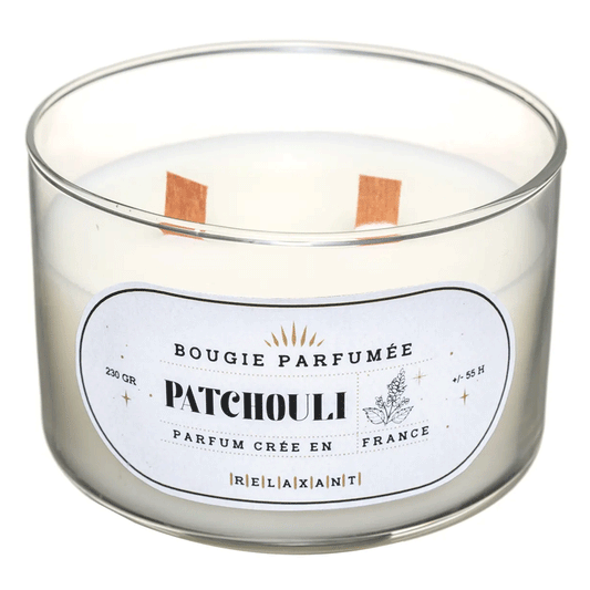 SNOW PATCH GLASS CANDLE 470G