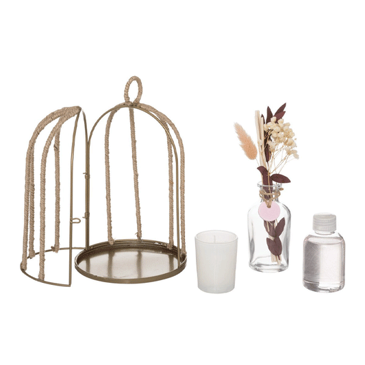 PAOLA ROPE LINEN GIFT CAGE