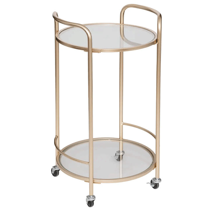 THALIA GOLD MET GLS TROLLEY