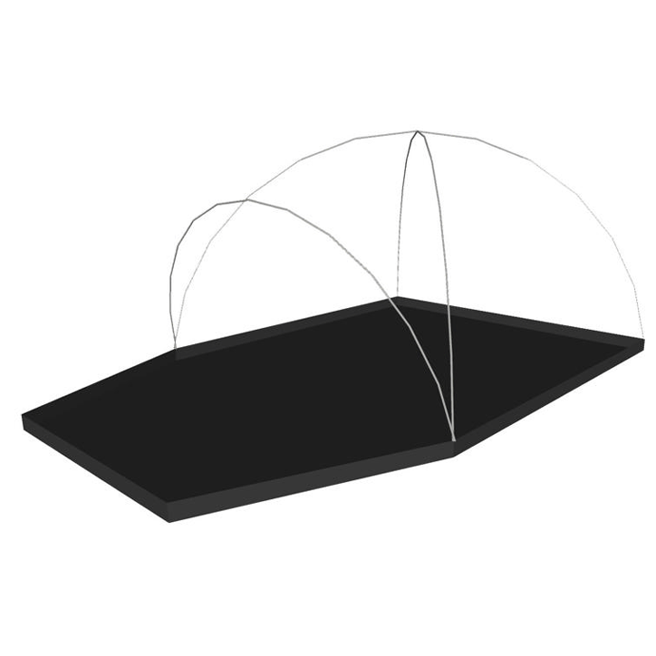 TENT 3PERS. 210X220X130CM PE DUNLOP