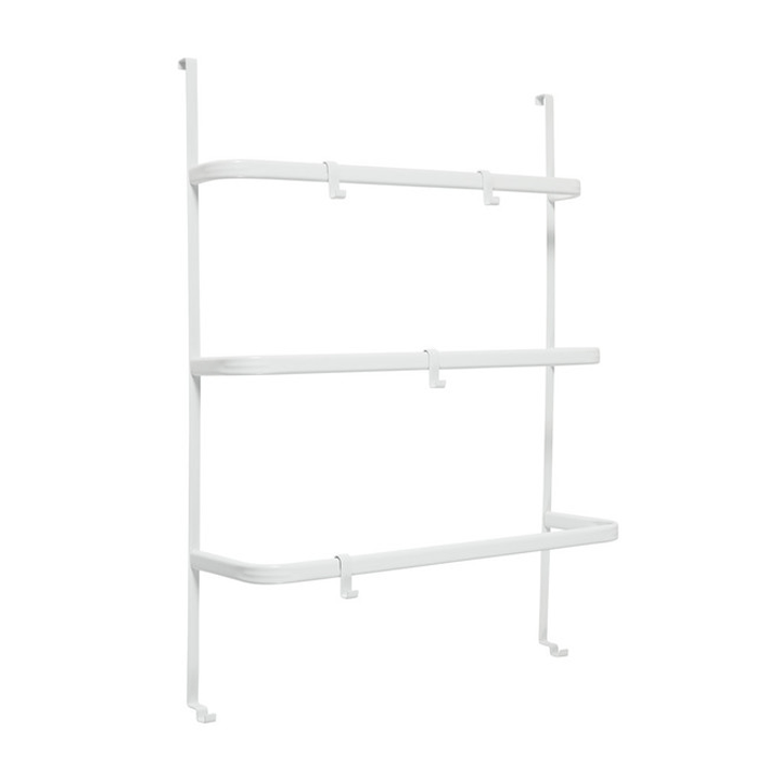 OVER THE DOOR RACK MT HOOKS & CO 20X64,5X86,5CM 3BARS/6HOOKS CB