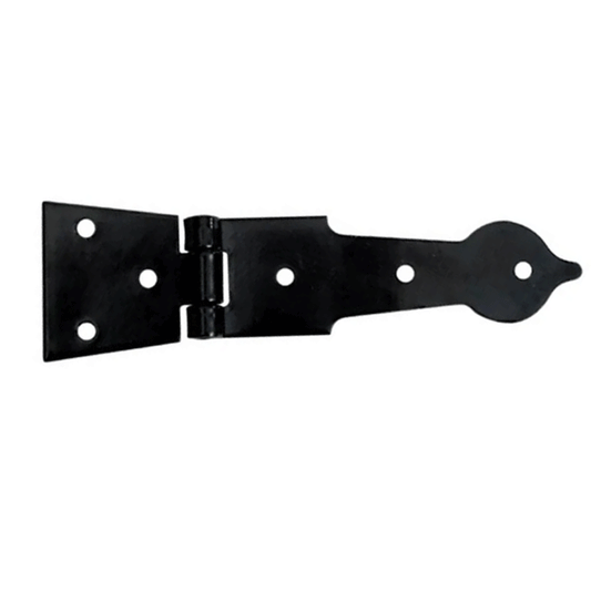 HINGE SHAPED PAINTED BLACK