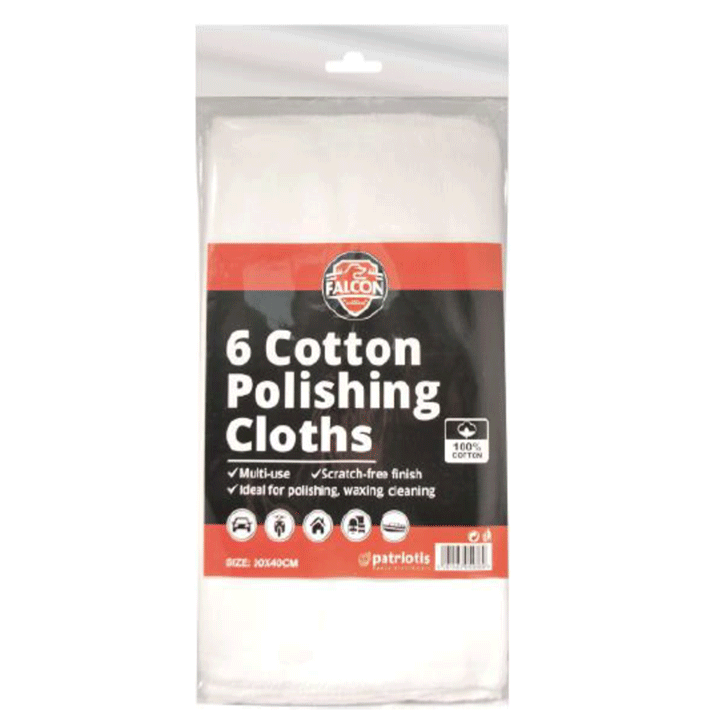 FALCON POLISHING CLOTHS 6PCS