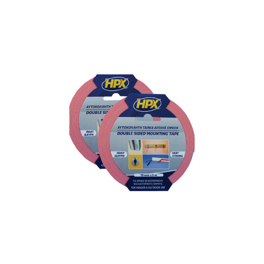 HPX D/FACE TAPE 12MM X 5M 1.0MM