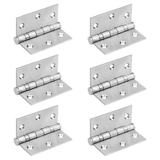 HINGES 3X3X2 SS201 2BB W/BEARING S/STEEL