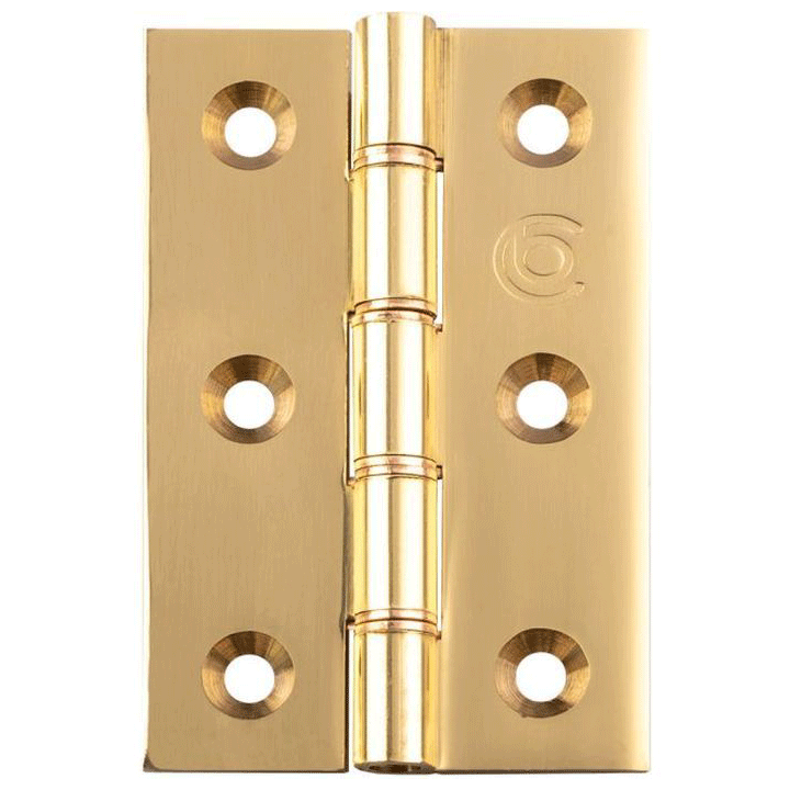 BUTT HINGE 4" SOLID BRASS