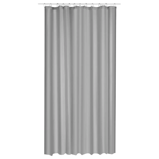 SHOWER CURTAIN LIGHT GREY 180X200