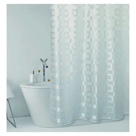 TEXTILE SHOWER CURTAIN DAMA  180X200