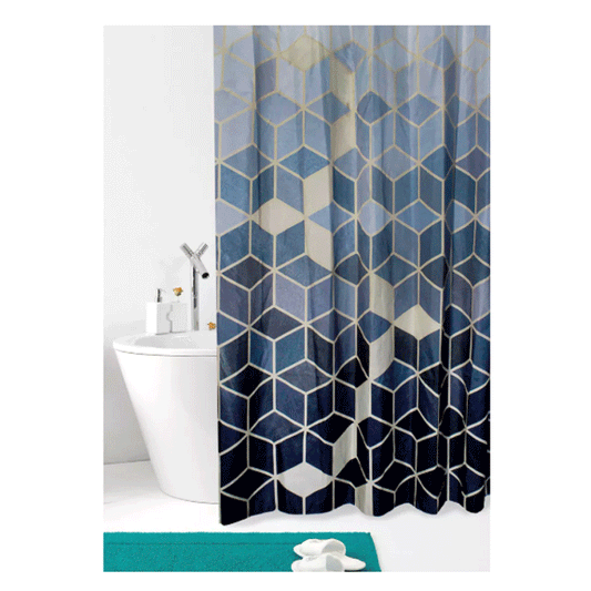 TEXTILE SHOWER CURTAIN MARA 180X200