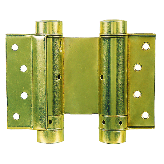DOUBLE ACTING SPRING HINGES BRASS 10CM