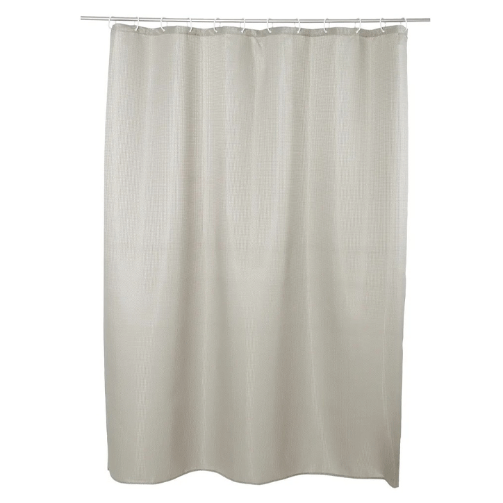 SHOWER CURTAIN HONEY COMB BROWN 180X200