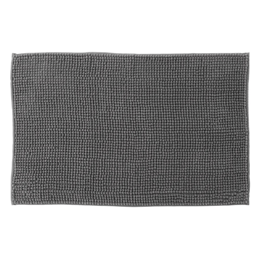 BATHMAT CHENILLE 50X80 GREY