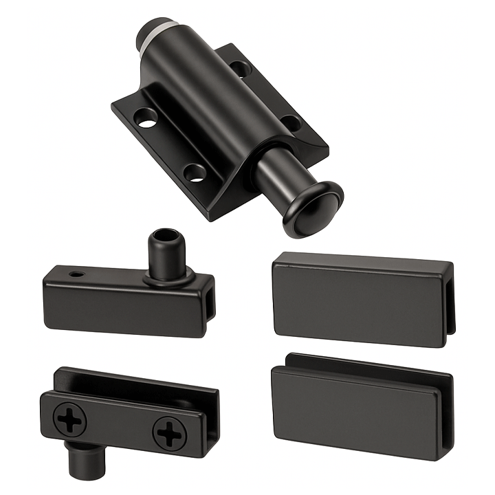 GLASS HINGES HI FI BLACK
