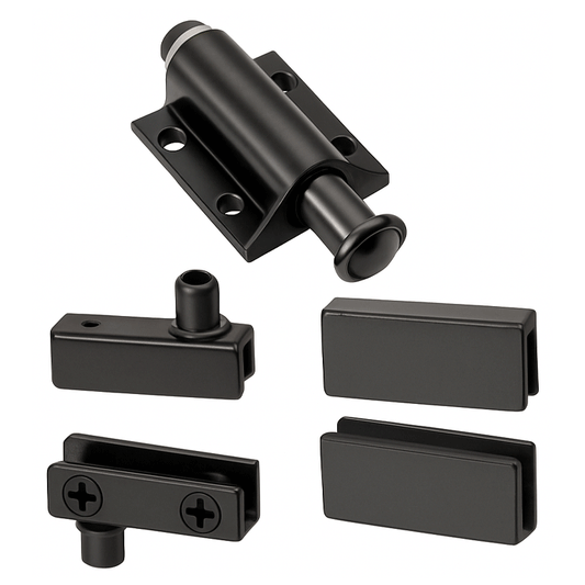 GLASS HINGES HI FI BLACK