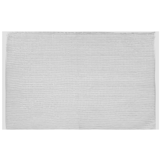 BATHMAT CHENILLE WHITE 50X80