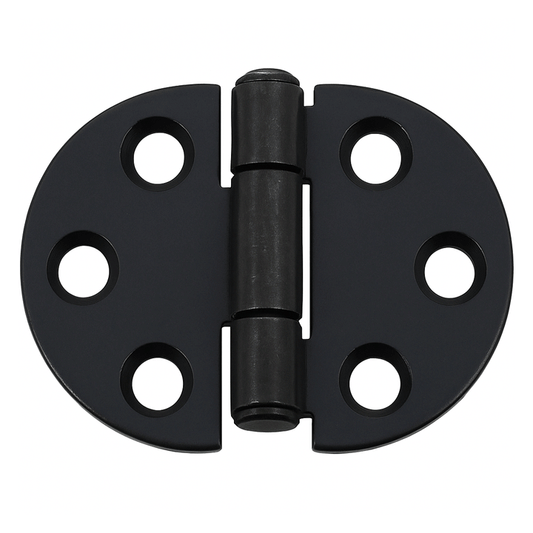 HINGES SHAPED 45X30X1.5MM BLACK