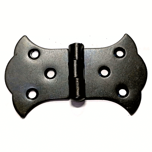 HINGES SHAPED 85X50X1.5MM BLACK