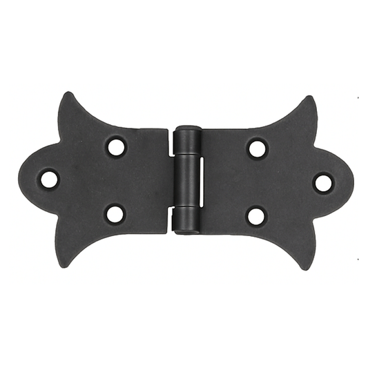HINGES SHAPED 87X50X1.5MM BLACK