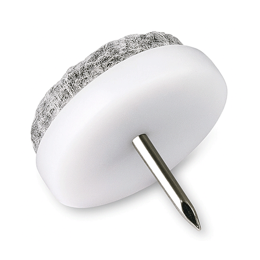 FELT-GLIDERS-PIN GREY 8 20MM