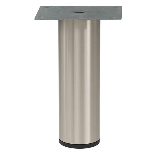 FURNITURE LEG 308-16CM NICKEL MAT