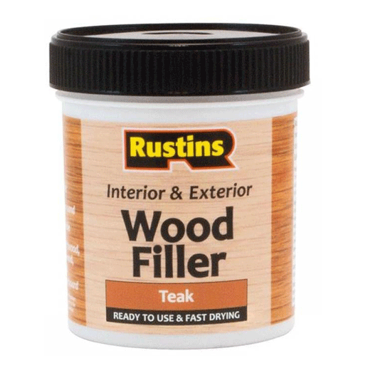 WOOD FILLER TEAK 250ML RUSTINS