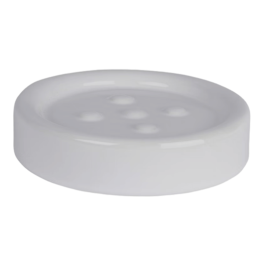CERAMIC SOAP DISH POLARIS WHITE [19273100]