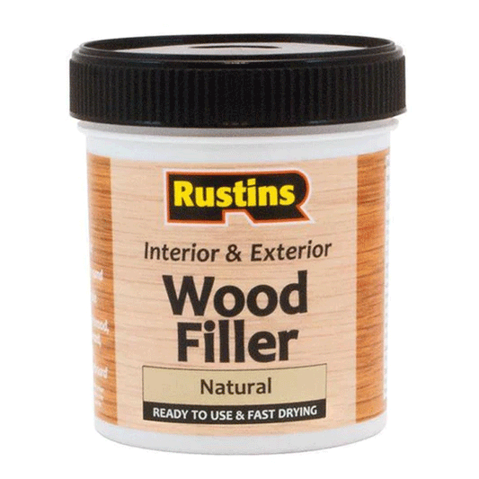 WOOD FILLER NATURAL 250ML RUSTINS