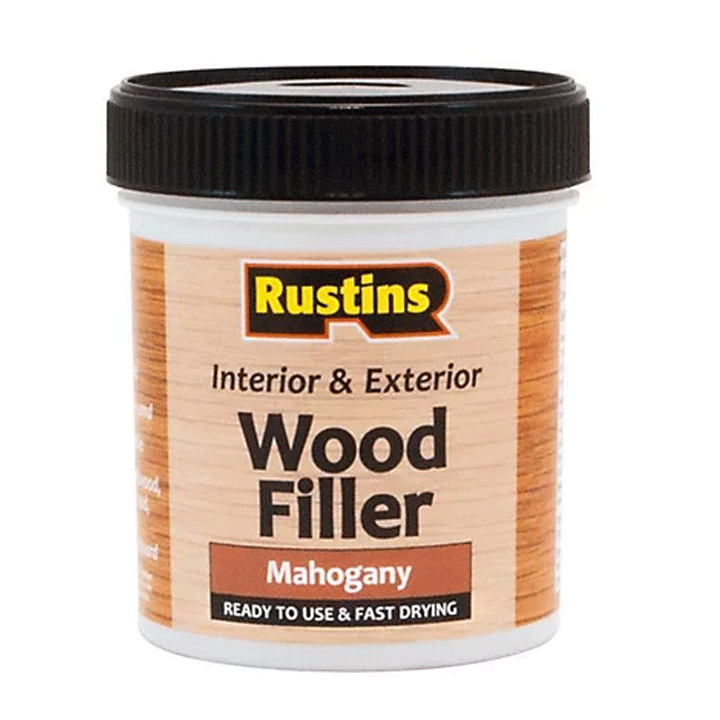 WOOD FILLER MAHOGANY 250ML RUSTINS