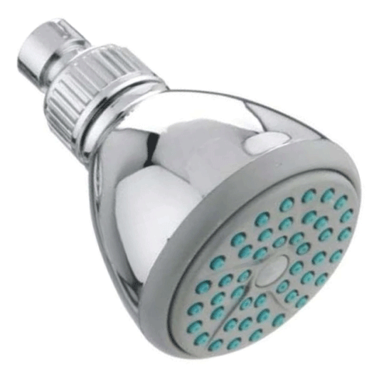 SHOWERHEAD BEAT CHROME PLASTISAN