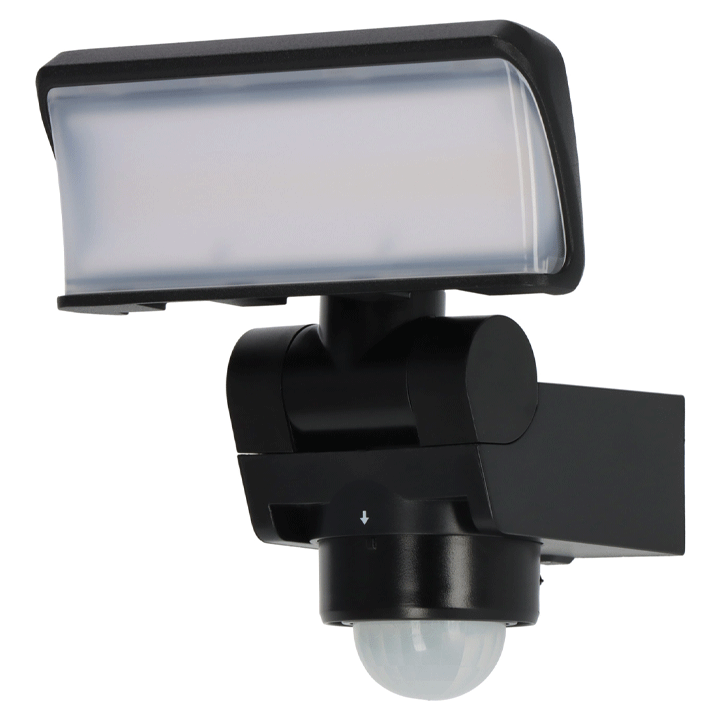 LED FLOODLIGHT WS 2050 SP WITH MOTION DETECTOR, 1680LM, IP44 BLACK