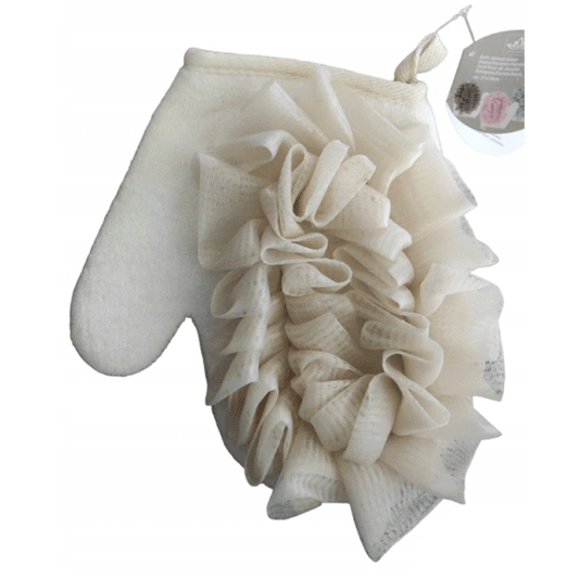 BATH SPONGE/GLOVE 4ASS