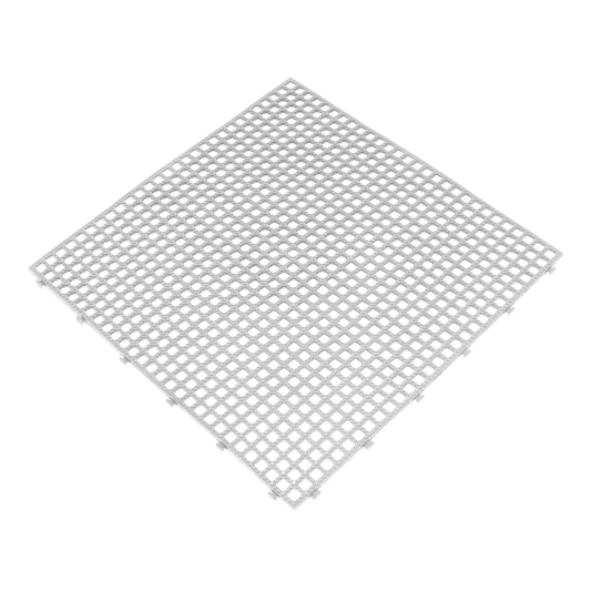 KIT 6 ANTI-SLIP TILES WHITE 400X400X70MM