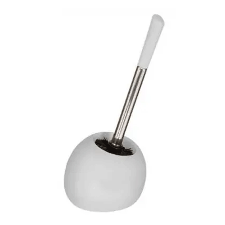 TOILET BRUSH SUN MAT WHITE