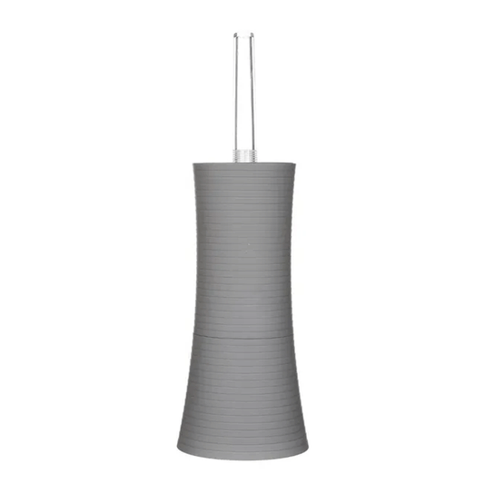 TOILET BRUSH PS STRIPE GREY