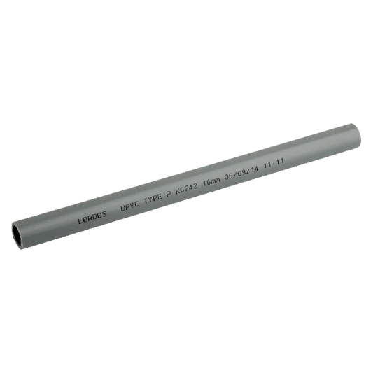 PIPE UPVC GREY 20X4M LORDOS K6742