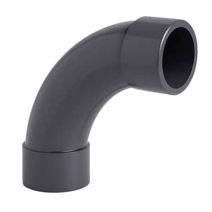 BEND UPVC SHORT 56MM 90 EN 1329 (LEMOS)