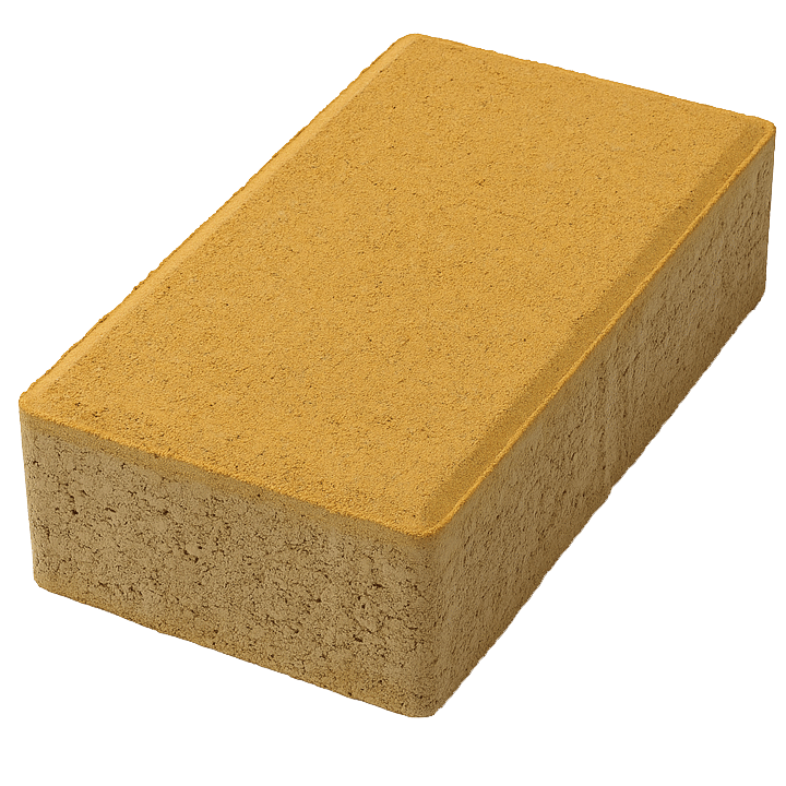 CONCRETE BLOCKS 100X200X60MM OCHRA