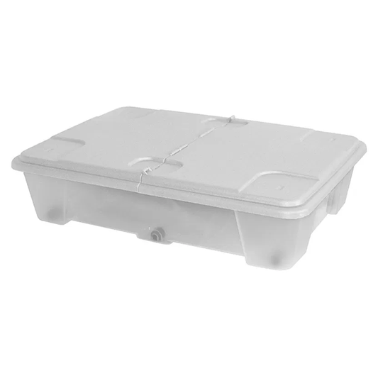 MULTIUSE BOX PLASTIC L795X590XH180MM W/TRANSPARENT BOTTOM+COVER