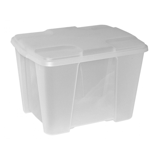 MULTIUSE BOX PLASTIC L390X290XH272MM W/TRANSPARENT BOTTOM+COVER