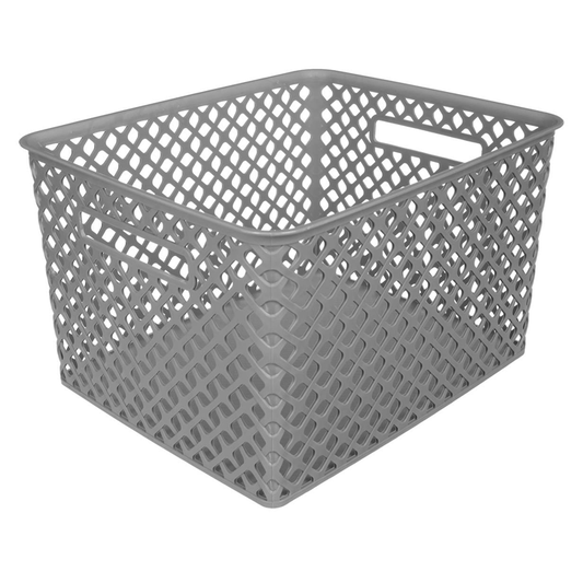 BASKET FOLK BIG GREY
