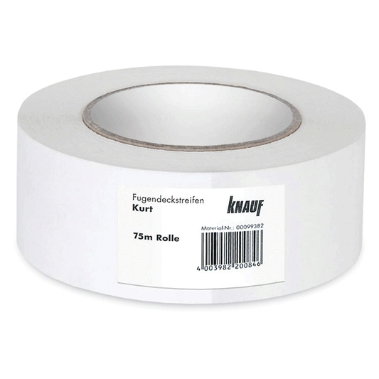 DRYWALL JOINING PAPER TAPE KURT 50MMX75M