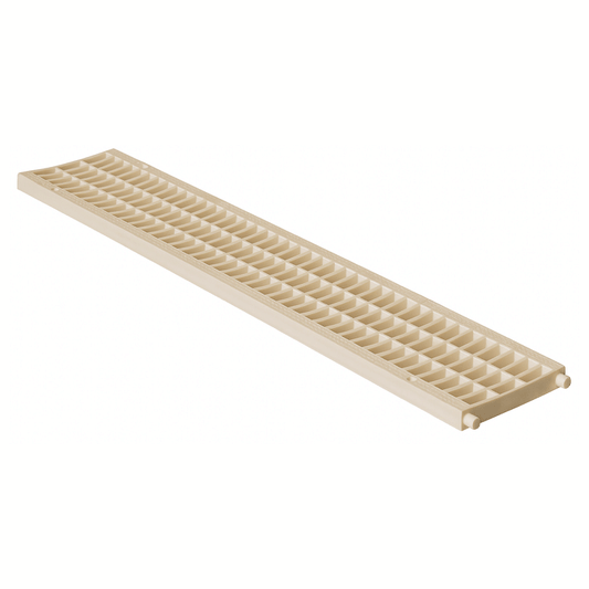 UPVC LIGHT DUTY CHANNEL GRID 100MM BEIGE