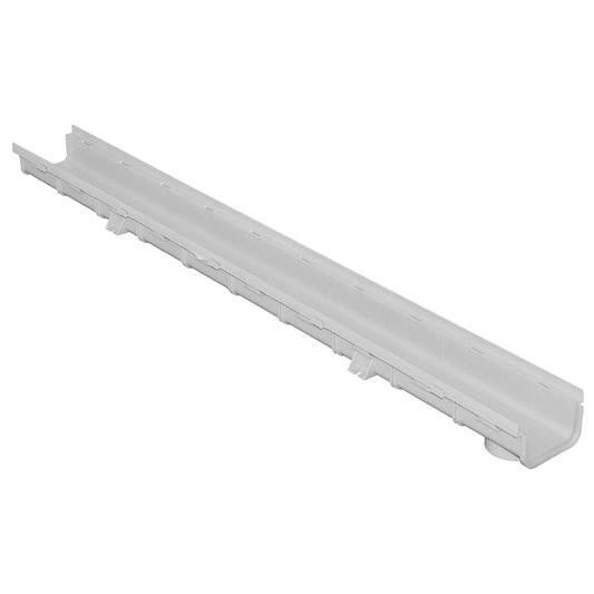 PLASTIC DRAINAGE CHANNEL PVC 100X55X1000MM