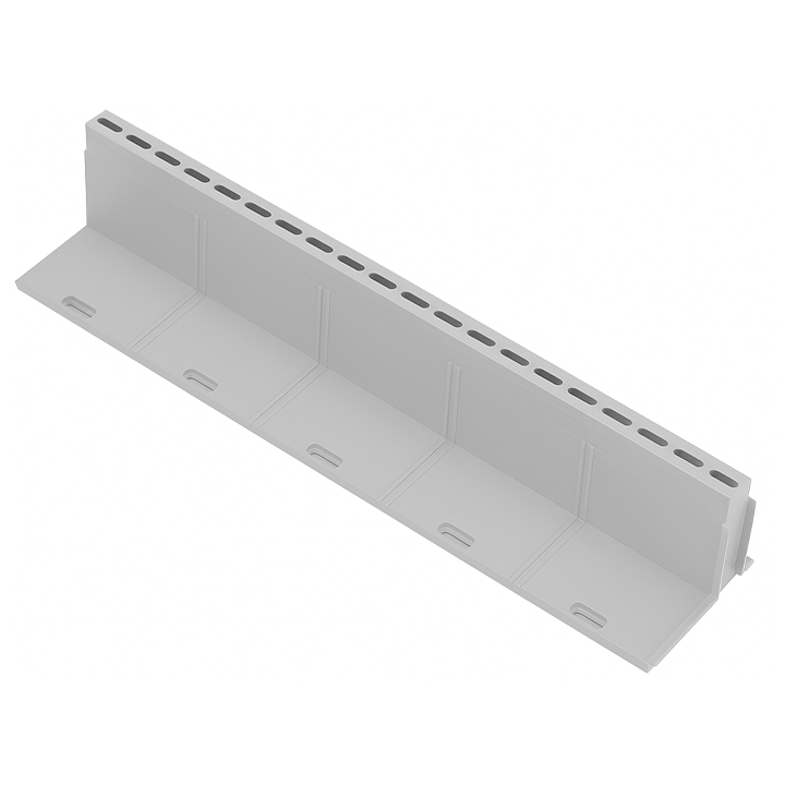 UPVC SLOTTED GRID 90X100MM GREY