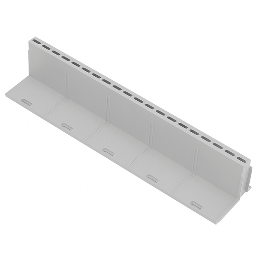 UPVC SLOTTED GRID 90X100MM GREY