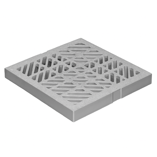 UPVC REINFORCED HEELGUARD GRID 250X250MM GREY