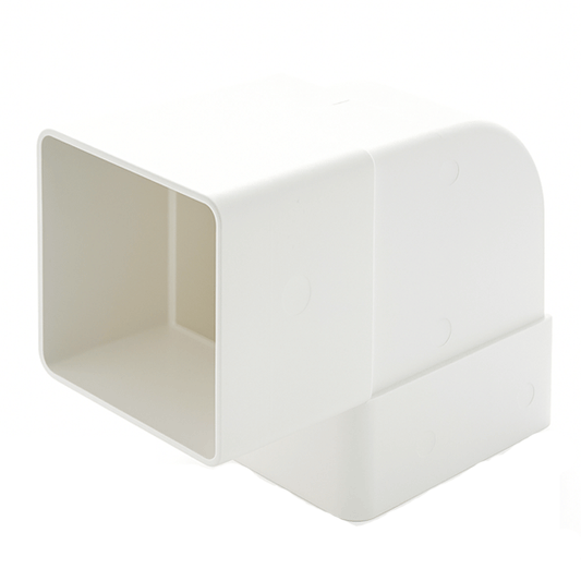 DOWNPIPE ELBOW PLASTIC WHITE 87,5