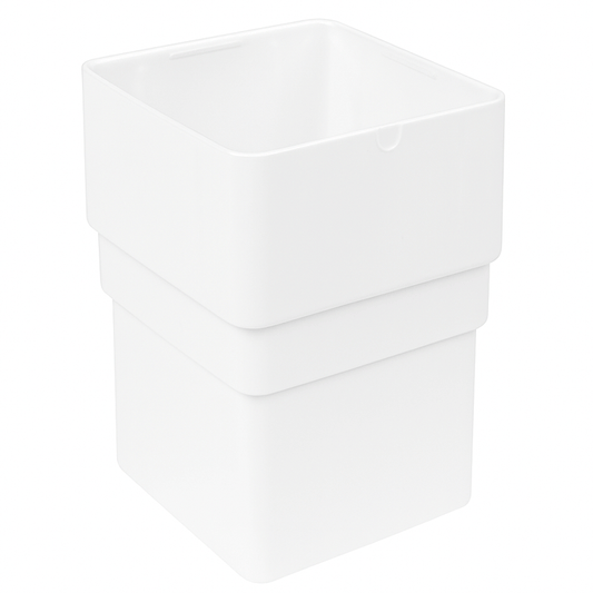 DOWNPIPE JOINT PLASTIC WHITE