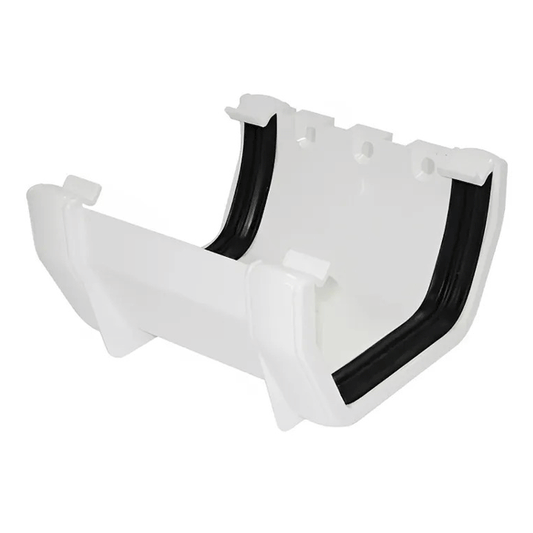 GUTTER JOINT PLASTIC WHITE