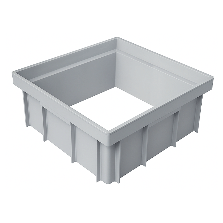 DRAIN WELL EXTENSION 250X250MM GREY
